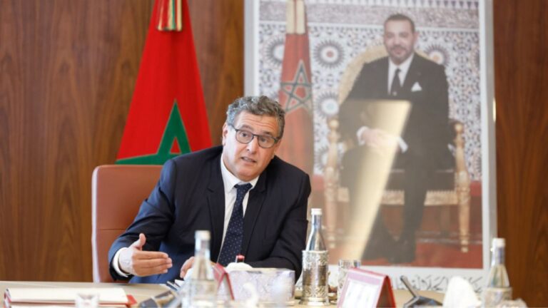 aziz akhannouch chef du gouvernement maroc