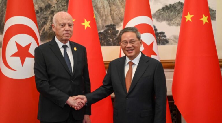 خلال لقائه قيس سعيد : الوزير الأول الصيني يؤكد استعداد بلاده تعزيز سبل التعاون مع تونس
