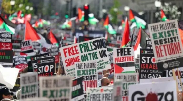 مظاهرات حول العالم نصرة لفلسطين