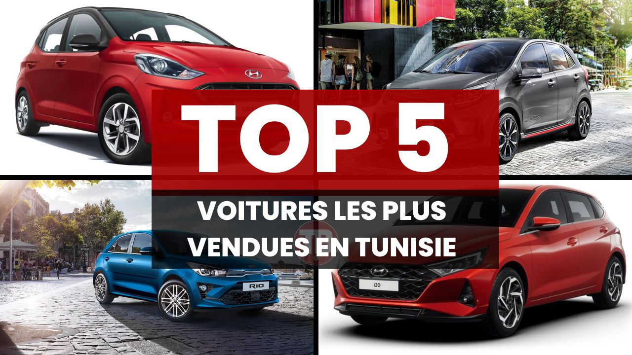 voitures les plus vendues en Tunisie classement 2023