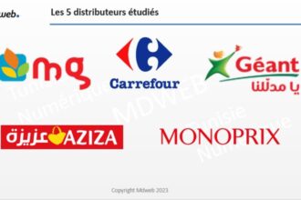 Le paysage numérique des enseignes de grande distribution en Tunisie : Qui domine le web en octobre 2023 ?