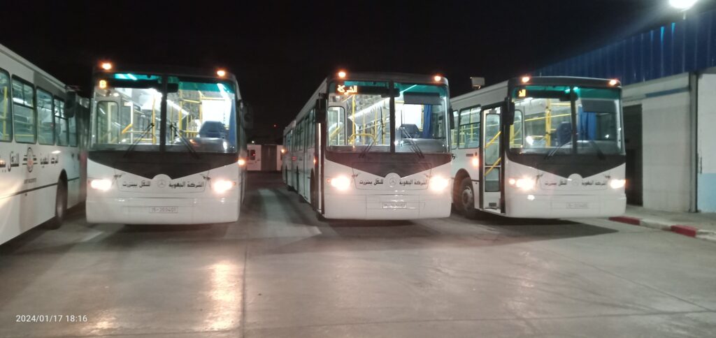 Arrivée de 4 nouveaux bus Mercedes pour le transport urbain à Bizerte