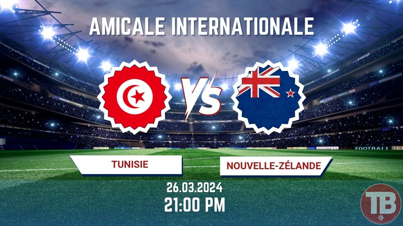 Streaming Nouvelle-Zélande-Tunisie où regarder le match en direct