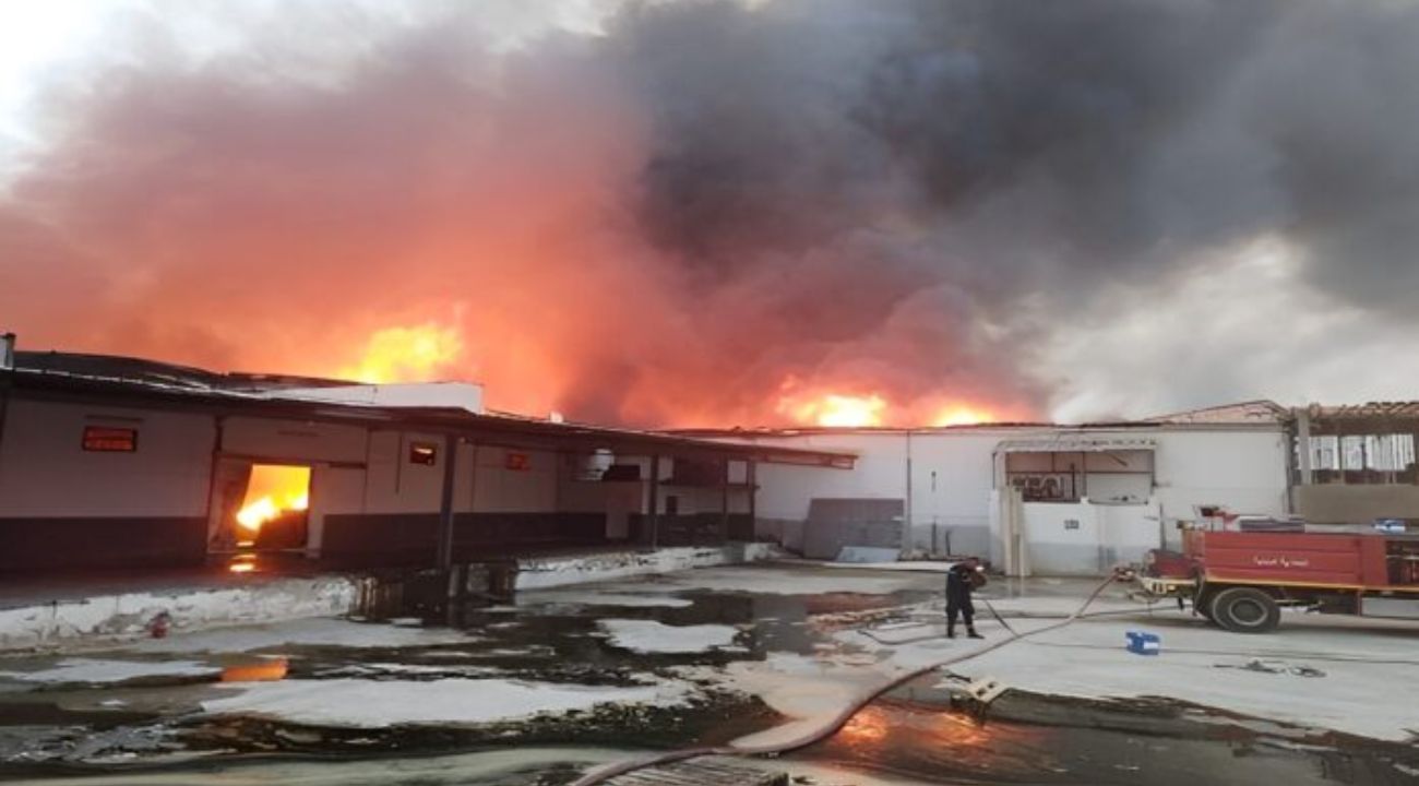 Incendie à Soliman