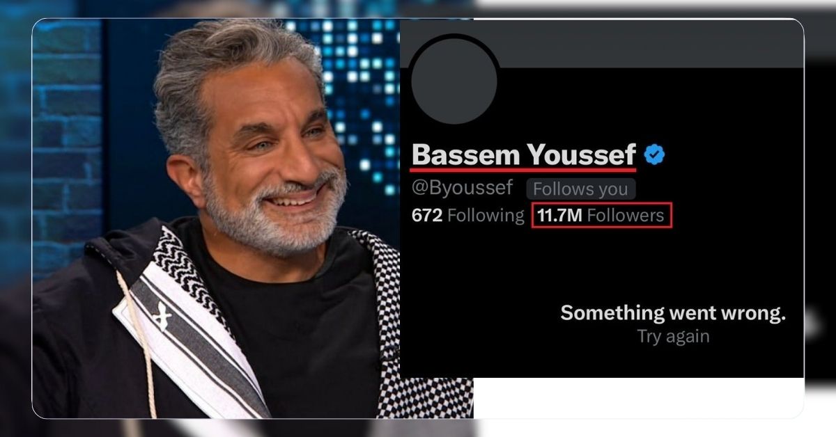 X Supprime le Compte de Bassem Youssef