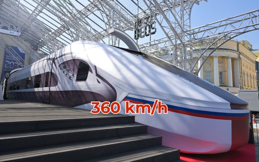 Ce Nouveau Train Russe à 360 km/h Promet de Relier Moscou à Saint-Pétersbourg en Un Temps Record